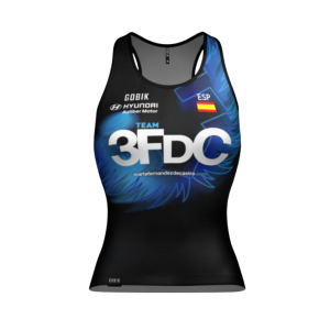 Camiseta Tirantes Running Mujer Energy Bandera