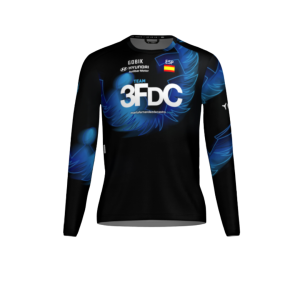 Camiseta manga larga Running hombre Flash Bandera